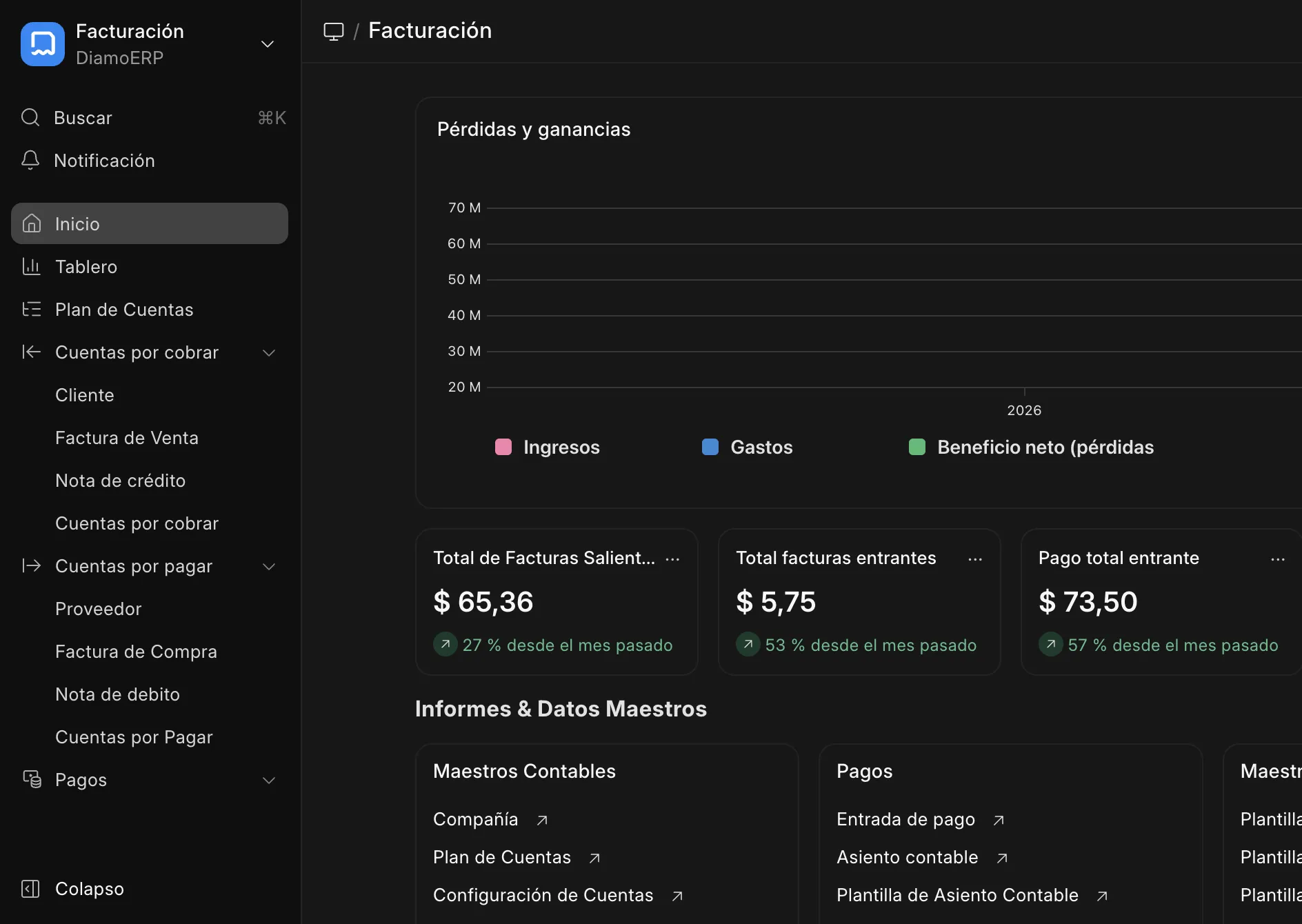 Projects Module Screenshot